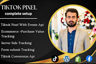 setup or fix tiktok pixel with events API and tiktok conversion tracking