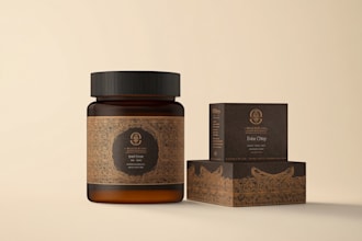 design product packaging, label, box and tube