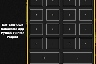 a python tkinter calculator desktop app