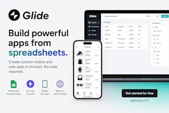build powerful no code mobile and web apps using glide