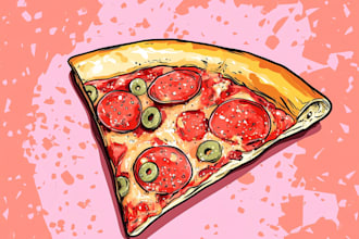 food pop art of your food pop art