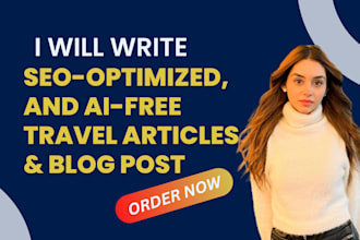 write engaging travel articles, blogs, and destination guides
