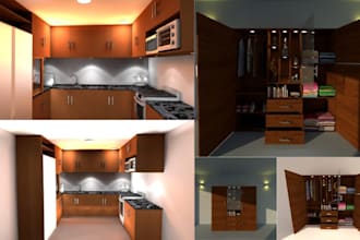 do custom cabinet, wardrobe, table, and bed designs