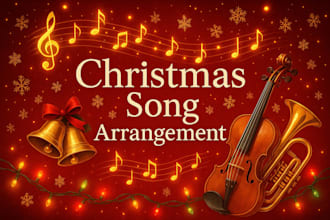 arrange any song into a christmas song,  pop, classical, orchestral