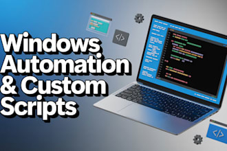 build automation tools and custom scripts for windows