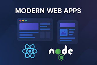 build modern and responsive websites using react and node