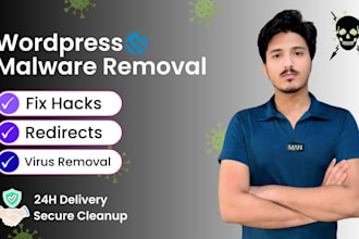 remove wordpress malware and fix hacked website