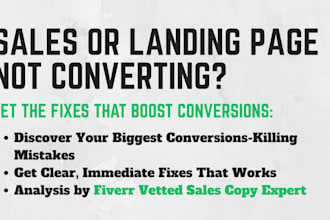audit your landing page for higher conversions