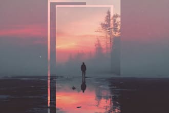 design stunning album single cover art design