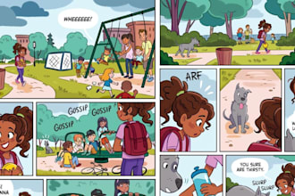 write and illustrate children story book, daycare, kids story, bedtime story