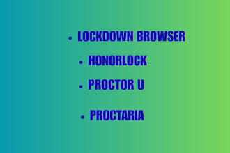 do honorlocks, proctor u, lockdown, proctaria