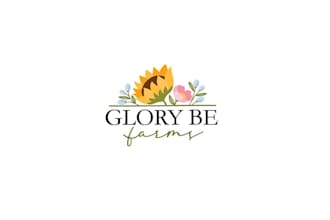 design flower farm event space logo