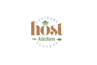 design unique host kitchen logo