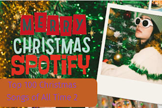 viral christmas music promotion through spotify ads to reach 10k audience stream