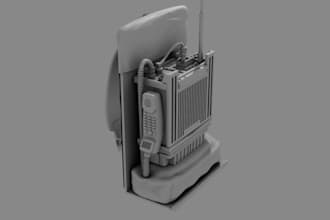 model professional low poly 3d game props with pbr textures