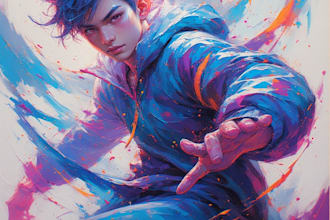 create a unique aesthetic anime character