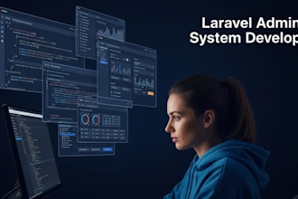 laravel developer to develop custom php website with admin panel