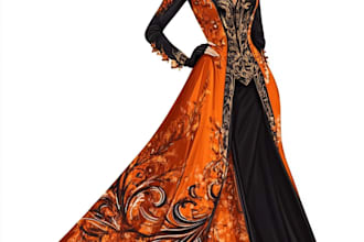draw a fashion or editorial illustration, sketch, commercial