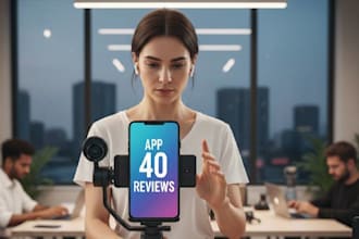 add positive app reviews for better ranking