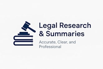 provide professional legal research, analysis and summary services