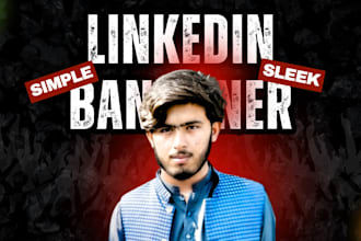 design linkedin banners youtube and other profile covers