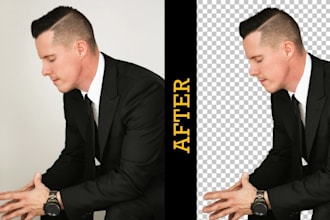 do photo background removal, photoshop editing, transparent png