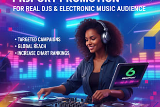 do organic beatport promotion for real djs and electronic music audience
