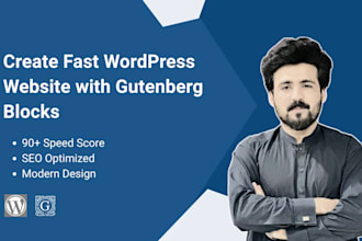 build SEO optimized wordpress website using gutenberg blocks