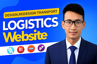 create SEO optimized website for logistics, transport and trucking