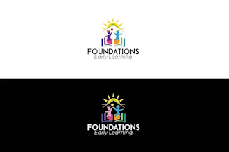 design cute colorful kids logo for daycare preschool and learning center