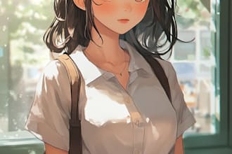 make a anime character