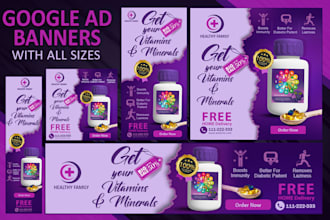 design high quality google banner ads to boost your campaign