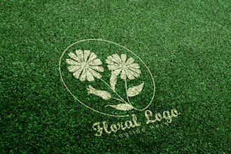 do modern wonderful floral, garden, botanical, flower shop, female, logo design