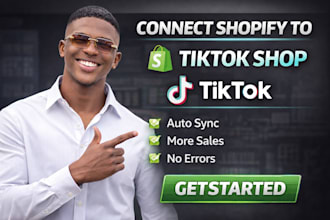 connect shopify to tiktok shop and sync products inventory orders
