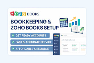 do professional accounting in zohobook and google sheet