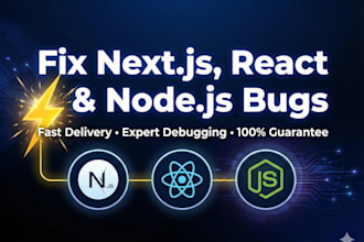 fix bugs in nextjs, react, tailwind, supabase, mongodb and nodejs