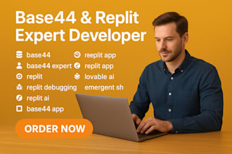 build base44 web apps, fix base44 bugs, build base44 replit apps base44 expert