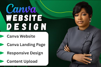 canva website design canva landing page canva website