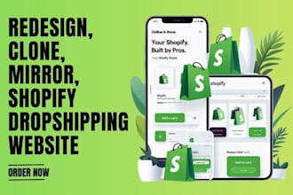 migrate or mirror your existing website to a fast loading shopify store