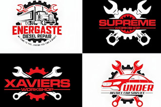 do auto dealership, car wash, mechanic and automotive logo design