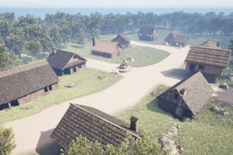 create an realistic level, environment and lighting in unreal engine 5