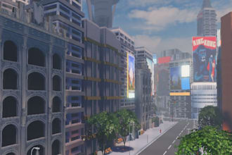 build massive realistic roblox open world map, city map with, districts, terrain