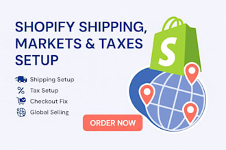 setup shopify shipping shopify tax setting fix checkout issues fix shopify error