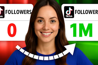 be social media manager, grow tiktok, tik tok promotion, organic growth, UK,USA