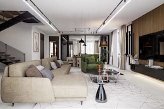 redesign apartment interior, 2d floor plan, basement layout, realistic rendering