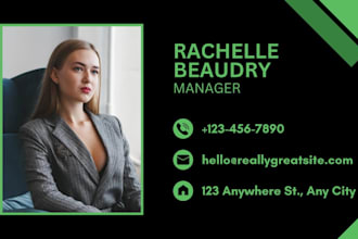 design amazing voucher, business cards