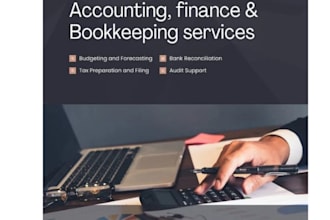 be your data analyst and will do financial management and accounting tasks