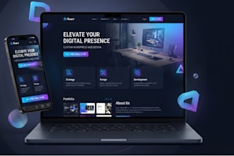 create a modern responsive wordpress website that converts visitors