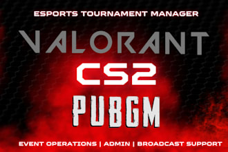manage your valorant, cs2, and bgmi or pubg tournaments