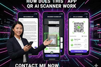 build ocr scanner app, document scanner app, ai scanner app, qr code scanner app